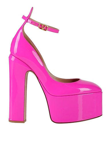 VALENTINO GARAVANI Pump Fuchsia Soft Leather