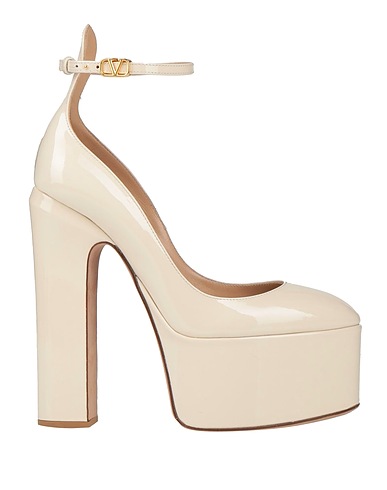 VALENTINO GARAVANI Décolleté Avorio Pelle