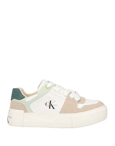CALVIN KLEIN JEANS Sneakers White Textile fibres, Recycled polyester