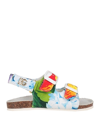 DOLCE&GABBANA Sandali AZZURRO 72% Poliammide, 28% Elastan