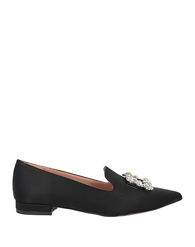 GENEVE Loafers Black Textile fibers