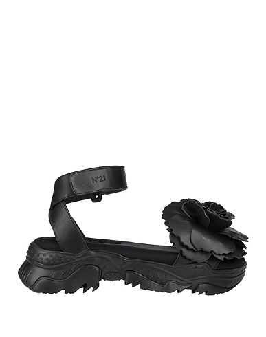 N°21 Sandals Black Soft Leather