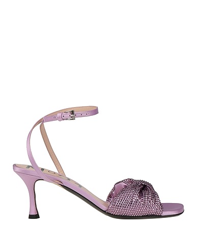 N°21 Sandals Lilac Textile fibers