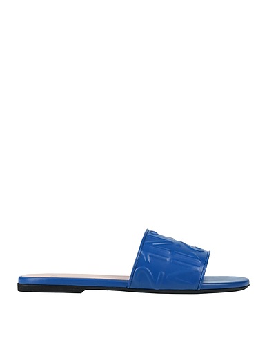 N°21 Sandali Blu Pelle