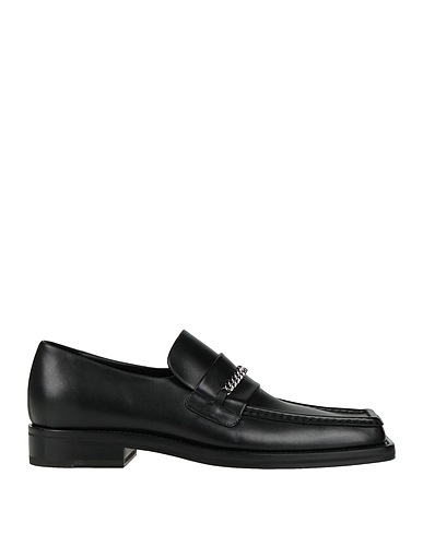 MARTINE ROSE Loafers Black Soft Leather