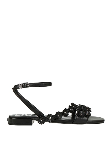 LIU •JO Sandals Black Soft Leather