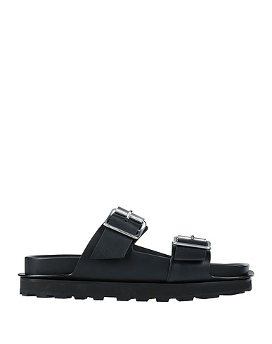 JIL SANDER Sandals Black Soft Leather