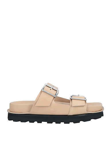 JIL SANDER Sandals Beige Soft Leather