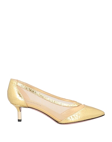 TESTONI Court Gold Soft Leather, Textile fibres