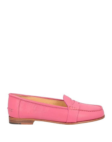 TESTONI Loafers Pink Soft Leather