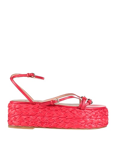 RED(V) Espadrilles Red Soft Leather