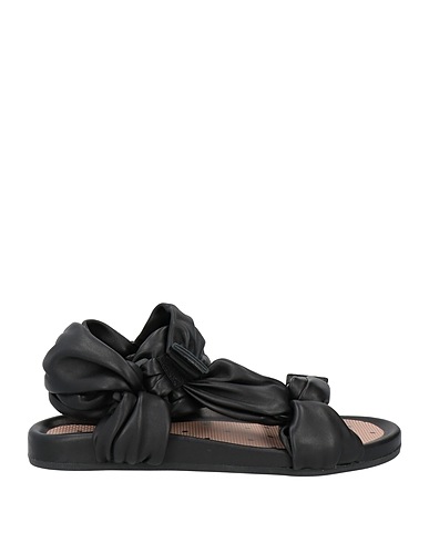 RED(V) Sandals Black Soft Leather