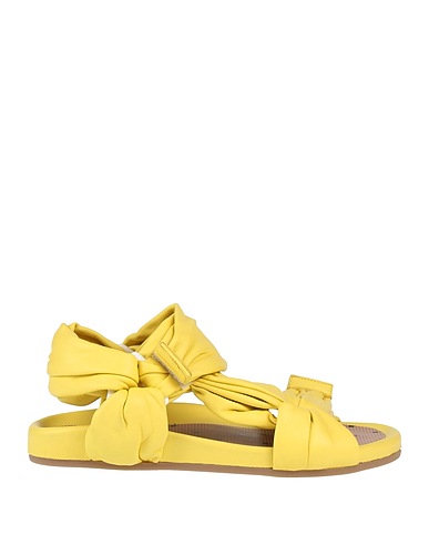 RED(V) Sandals Yellow Soft Leather