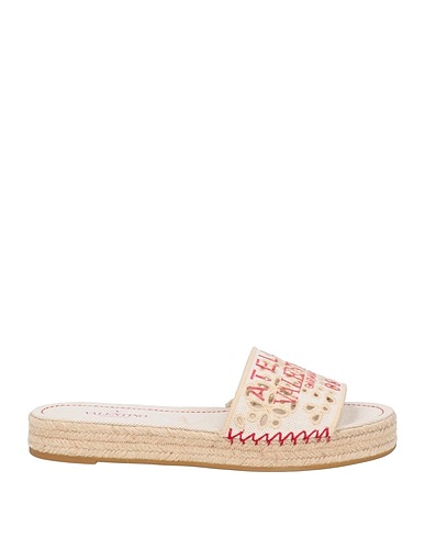 VALENTINO GARAVANI Espadrilles ATELIER SHOES Ivory Textile fibres