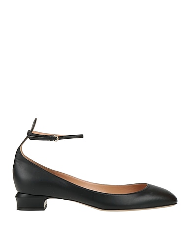 VALENTINO GARAVANI Ballet flats Black Leather