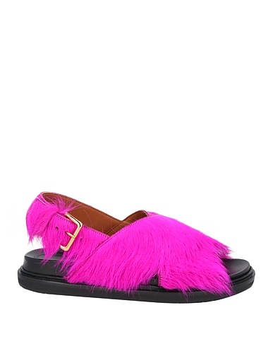 MARNI Sandali Fucsia Pelle di vitello