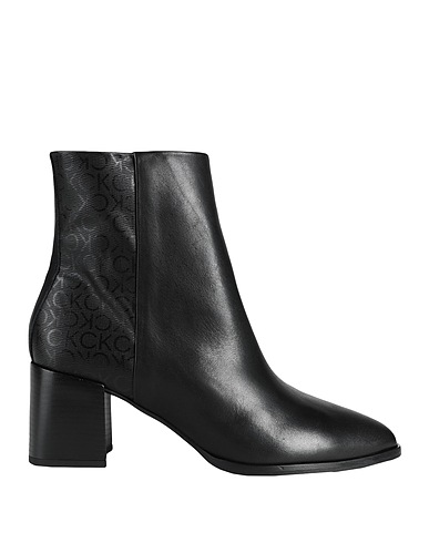 CALVIN KLEIN Ankle boots NERO 100% Soft Leather