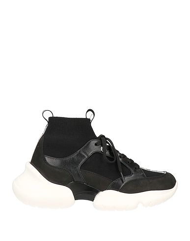 ED PARRISH Sneakers Textile fibers, Soft Leather