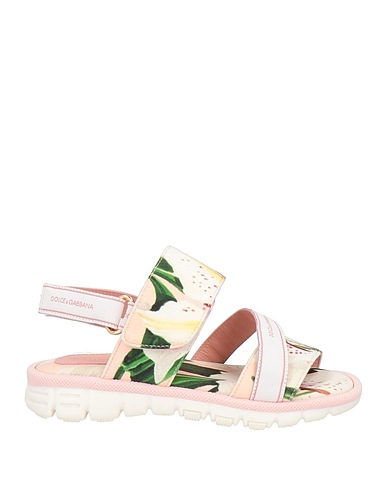 DOLCE&GABBANA Sandals Pink Textile fibers