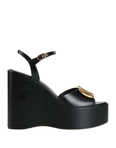 VALENTINO GARAVANI Sandals Black Leather