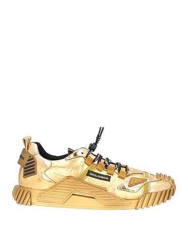 DOLCE&GABBANA 스니커즈 골드 67% 송아지 가죽, 27% 폴리에스테르, 4% 폴리아미드, 1% PVC - 폴리염화비닐, 1% 섬유 유리