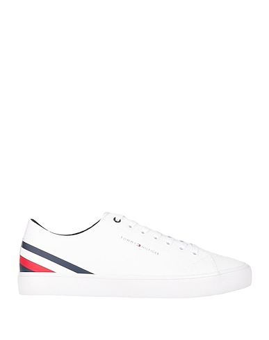 TOMMY HILFIGER Sneakers Weiß 50% Recyceltes Leder, 20% Recyceltes Polyester, 15% Polyester, 15% Polyurethan