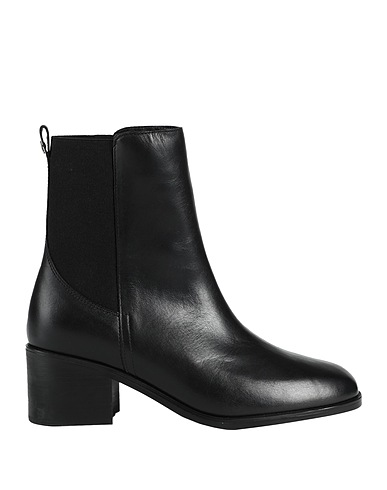 TOMMY HILFIGER Stivaletti Nero Pelle, Fibre tessili