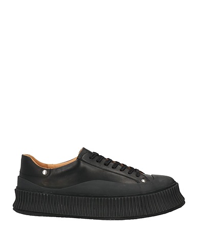 JIL SANDER Sneakers Black Calfskin