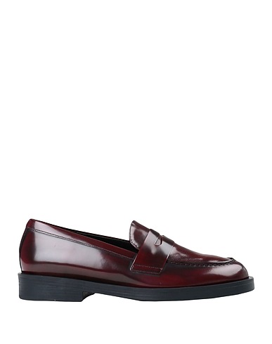 BIANCA DI Loafers Burgundy Soft Leather