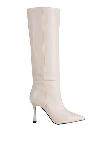 BIANCA DI Boots Off white Soft Leather