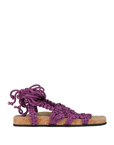 STRATEGIA Sandals Purple Textile fibers
