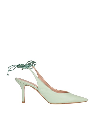 STEPHEN GOOD  London Pump Turquoise Soft Leather