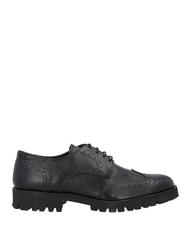 ROBERTO BOTTICELLI Laced shoes Black Soft Leather