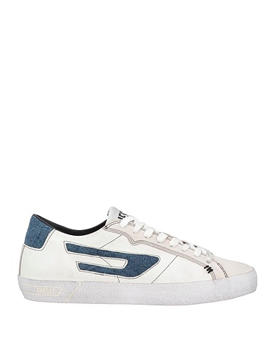 DIESEL Sneakers Gris clair Cuir, Fibres textiles
