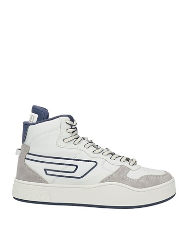 DIESEL Sneakers Hellgrau Rindsleder