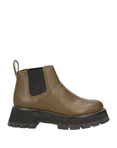 3.1 PHILLIP LIM Ankle boot Military green Leather