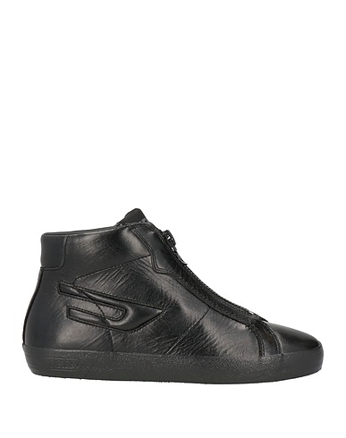 DIESEL Sneakers Black Bovine leather