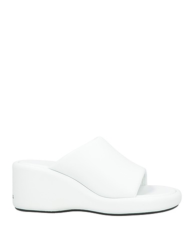 BALENCIAGA Sandals White Soft Leather