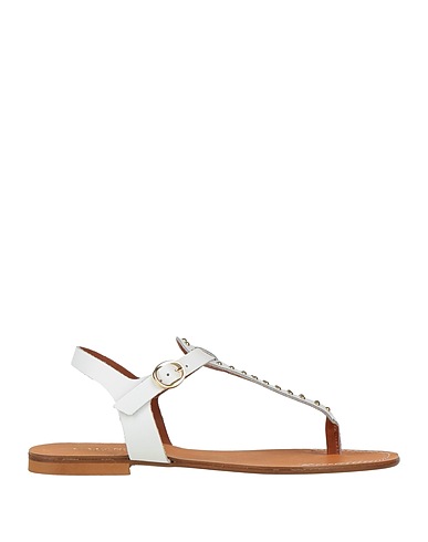 CAFèNOIR Flip flops White Soft Leather