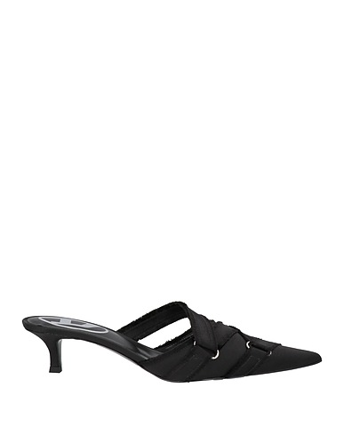 DIESEL ミュール＆サボサンダル ブラック 紡績繊維