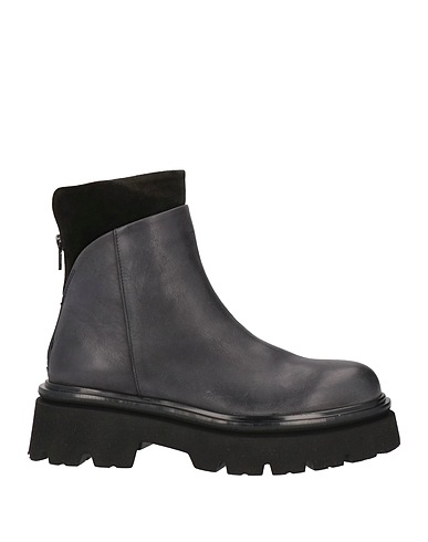 PAS DE ROUGE Ankle boot Charcoal Leather