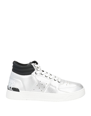 VERSACE JEANS COUTURE Sneakers Silver Textile fibres