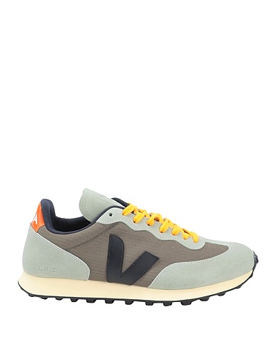 VEJA Sneakers RIO BRANCO	 Military green 100% Recycled polyester, Soft Leather