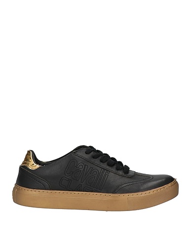 CAVALLI CLASS Sneakers Black Soft Leather