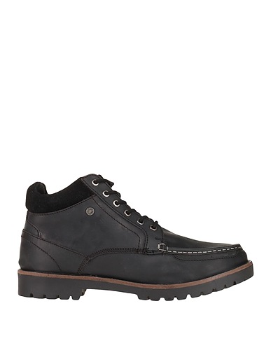 JACK & JONES Ankle boot Charcoal Leather