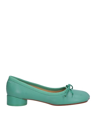 MM6 MAISON MARGIELA Ballet flats Emerald green Soft Leather