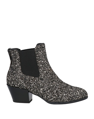 HOGAN Ankle boot Black Textile fibres