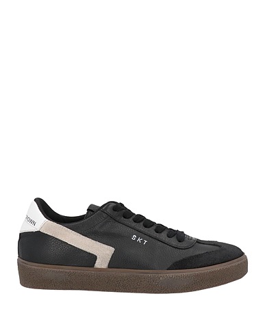 LEATHER CROWN Sneakers Black Deerskin