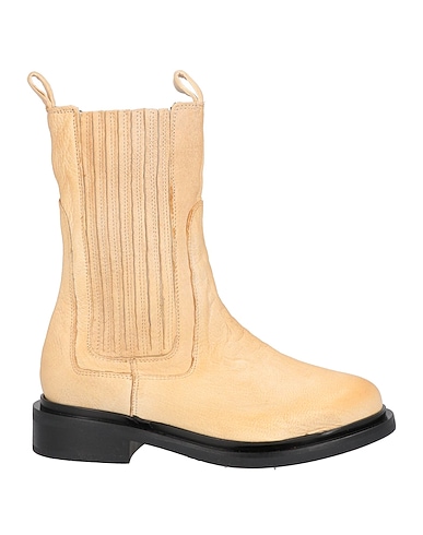 PAOLA FERRI Ankle boot Beige Soft Leather