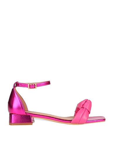 FRANCESCO MILANO Sandals Fuchsia Soft Leather